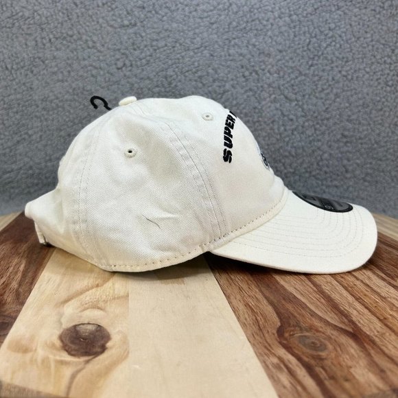 New Era NFL Super Bowl LVII Philadelphia Eagles 39Twenty Adjustable Beige Hat - Picture 2 of 5